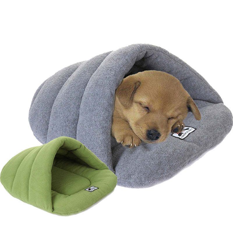 Fleece Pet's Sleeping Bed with Cushion