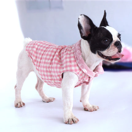 Plaid Print Vest for Dogs - wnkrs