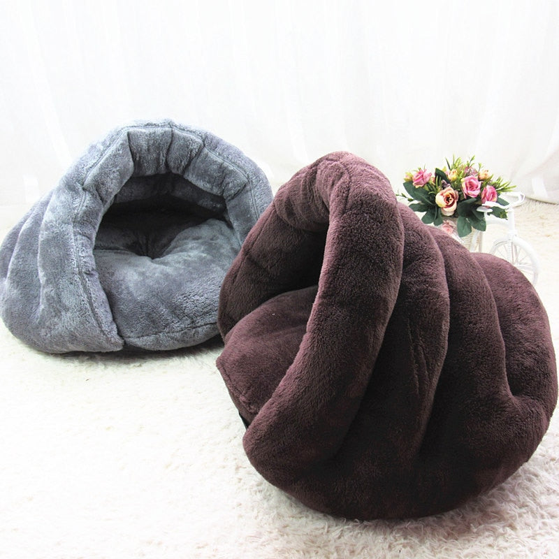 Cute Cosy Warm Plush Cat Nest
