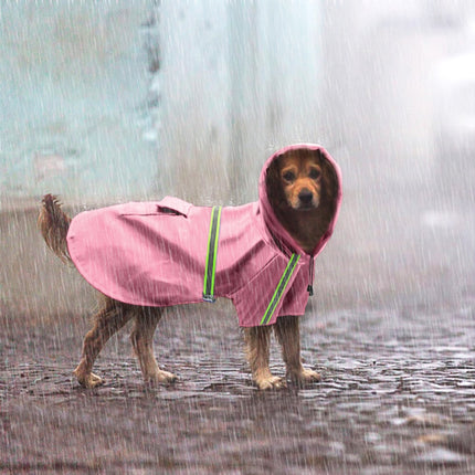 Reflective Raincoat Waterproof For Dogs - wnkrs