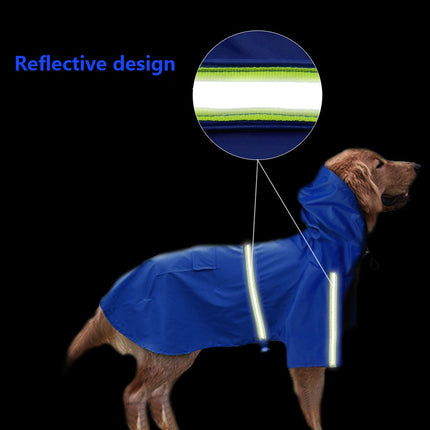 Reflective Raincoat Waterproof For Dogs - wnkrs