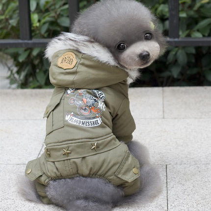 Stylish Comfortable Winter Dog's Jumpsuit - wnkrs