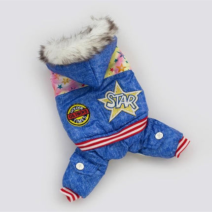 Stylish Comfortable Winter Dog's Jumpsuit - wnkrs