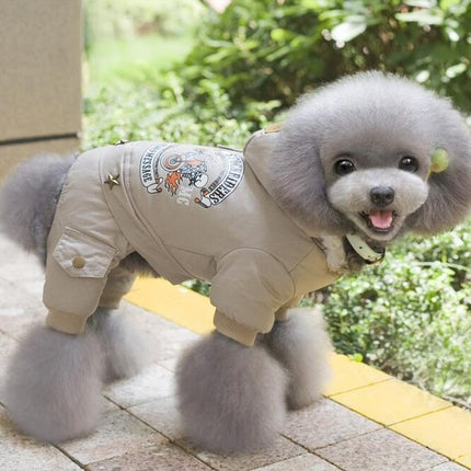 Stylish Comfortable Winter Dog's Jumpsuit - wnkrs