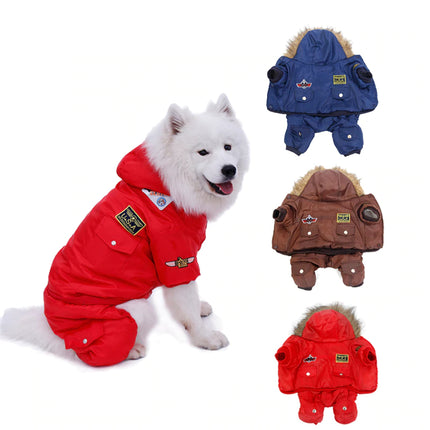 Warm Military Style Jacket for Dogs - wnkrs