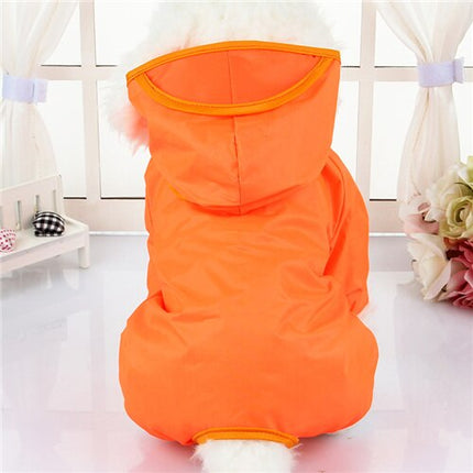 Hooded Dog Raincoat with Peak - wnkrs