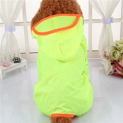 Hooded Dog Raincoat with Peak - wnkrs