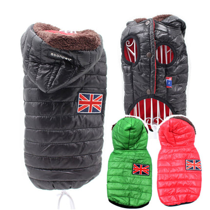 Cute Warm Hooded Dog's Vest - wnkrs