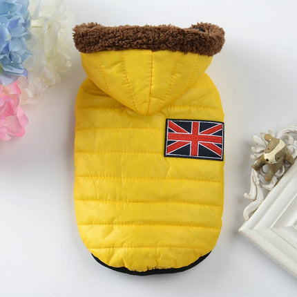 Cute Warm Hooded Dog's Vest - wnkrs