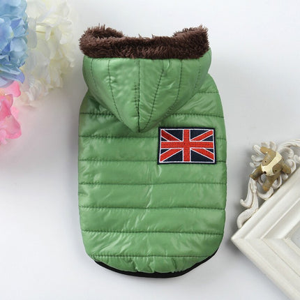 Cute Warm Hooded Dog's Vest - wnkrs