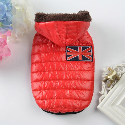Cute Warm Hooded Dog's Vest - wnkrs