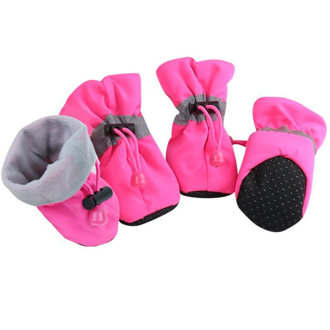 Soft Plush Anti-Slip Winter Shoes for Dogs - wnkrs