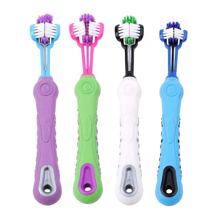 Three Sided Toothbrush for Pets - wnkrs
