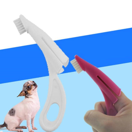 Ergonomic Design Finger Toothbrush for Pets - wnkrs