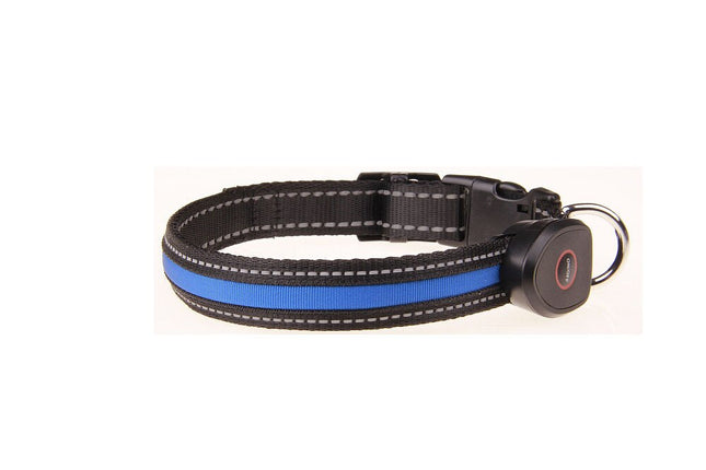 Cute Rechargeable LED Luminous Nylon Dog Collar - wnkrs