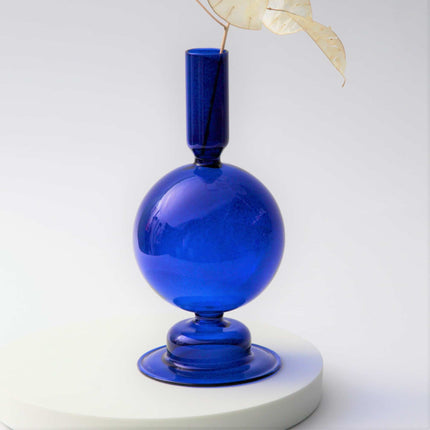 Pillar Shaped Glass Candle Holder - wnkrs