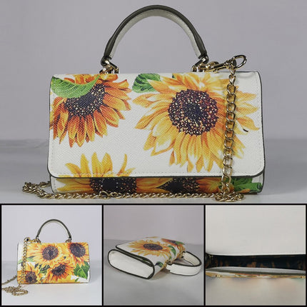 Colorful Printed Chain Mini Handbag - Wnkrs