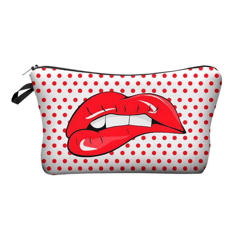 Women's Printed Makeup Bag