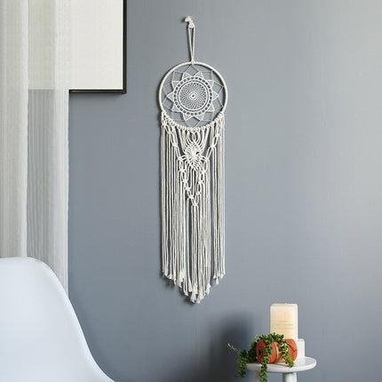 Macramé Cotton Woven Dream Catcher Wall Decoration - wnkrs