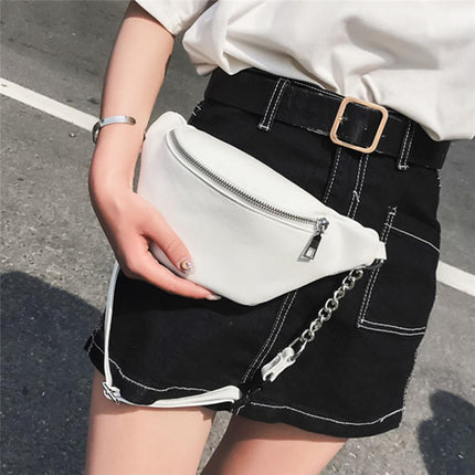 Women's Fashion Waist Leather Bag - Wnkrs
