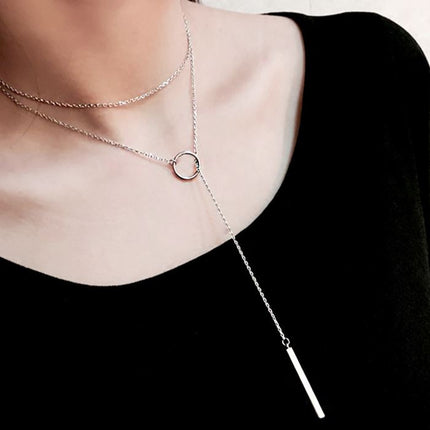 Minimalist Vintage Style Pendant Necklace - wnkrs