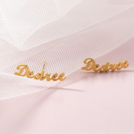 Personalized Name Earrings For Women - Wnkrs