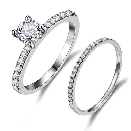 Luxury Crystal Engagement Ring for Women - Wnkrs