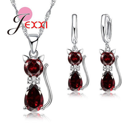 Genuine 925 Sterling Silver Woman's Jewellery Set - Wnkrs