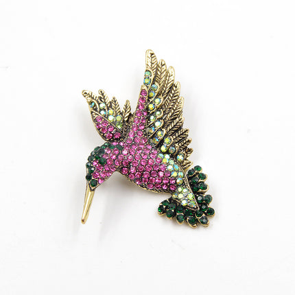 Women's Lovely Hummingbird Brooch - Wnkrs