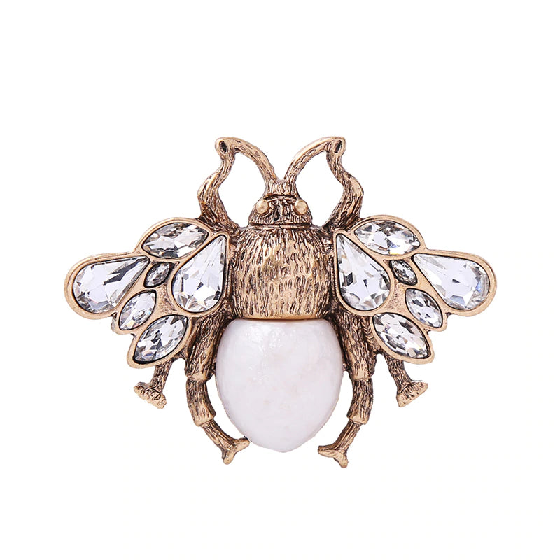 Women's Brooch in Shape of Bee