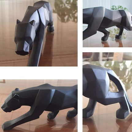 Abstract Geometric Panther Figurine - wnkrs