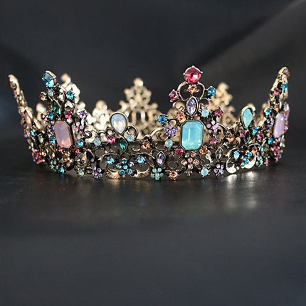 Baroque Crystal Tiara for Women - Wnkrs