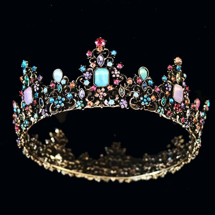 Baroque Crystal Tiara for Women - Wnkrs