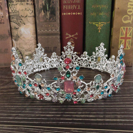 Baroque Crystal Tiara for Women - Wnkrs