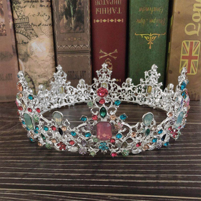 Baroque Crystal Tiara for Women - Wnkrs