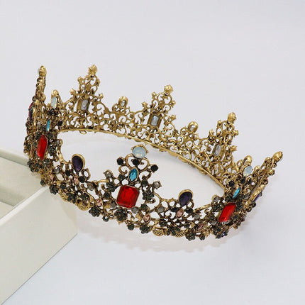 Baroque Crystal Tiara for Women - Wnkrs