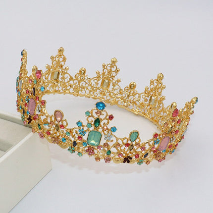 Baroque Crystal Tiara for Women - Wnkrs