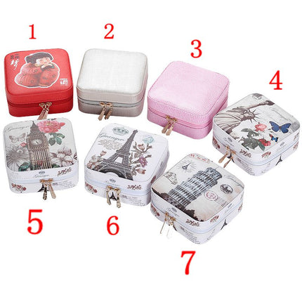 PU Leather Fashion Casket Mini Jewelry Storage Box - Wnkrs