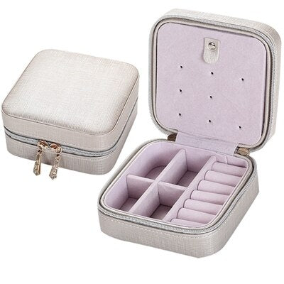 PU Leather Fashion Casket Mini Jewelry Storage Box - Wnkrs