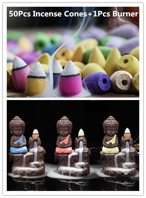 Incense Cones and Burner Set