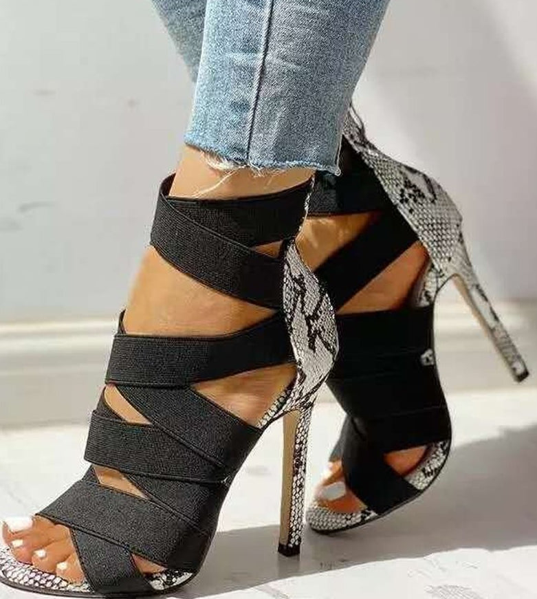 Gladiator Styled High Heels