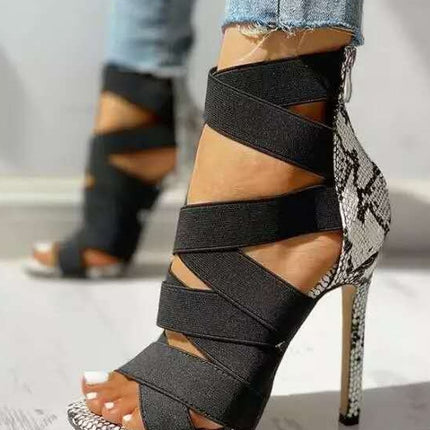 Gladiator Styled High Heels - Wnkrs