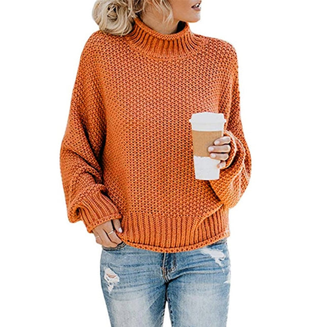 Women's Knitted Loose Pullover - Wnkrs