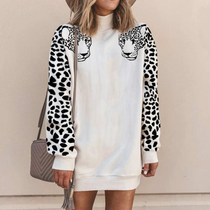 Women's Leopard Printed Pullover - Wnkrs