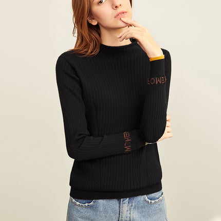 Women's Half-High Collar Full Sleeved Jumper - Wnkrs