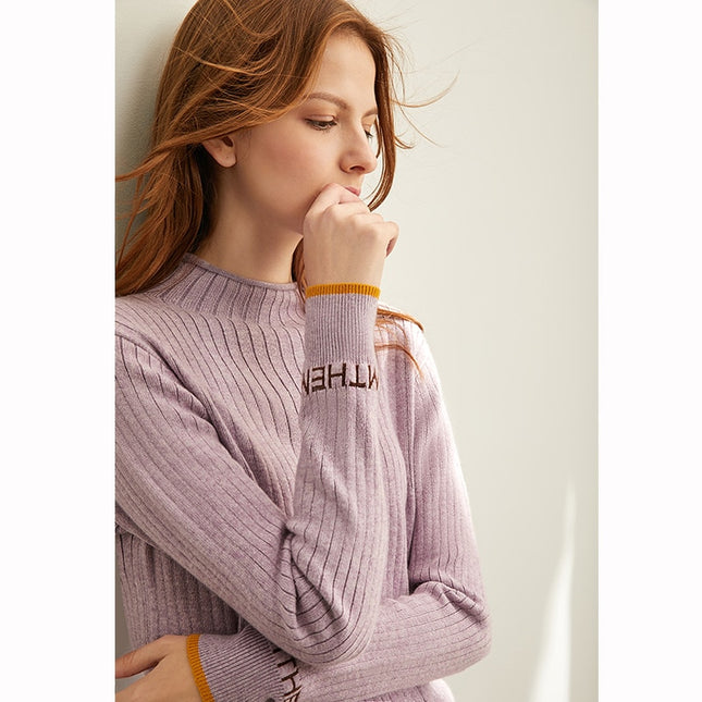 Women's Half-High Collar Full Sleeved Jumper - Wnkrs