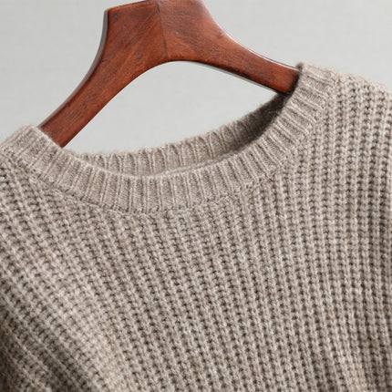 Women's Casual Round Neck Jumper - Wnkrs