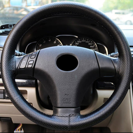 DIY Perforated Car Steering Wheel Cover - wnkrs