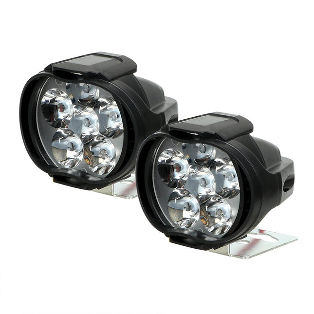 6500K Motorcycle Spotlights Pair - wnkrs