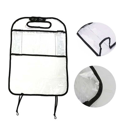 Transparent Car Seat Back Protector and Organizer - wnkrs